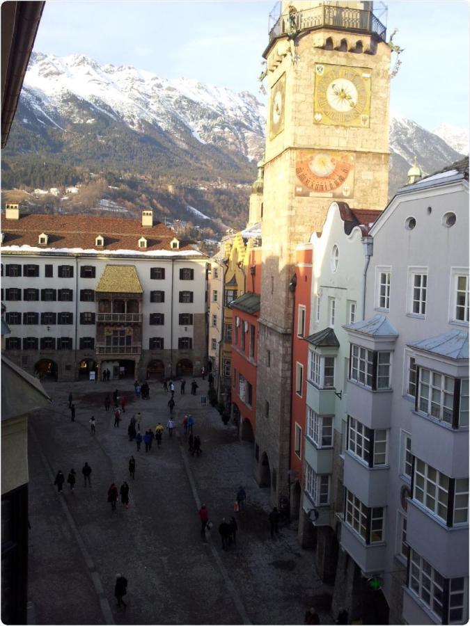 Ferienwohnung Blick aufs Goldene Dachl Innsbruck Exterior foto
